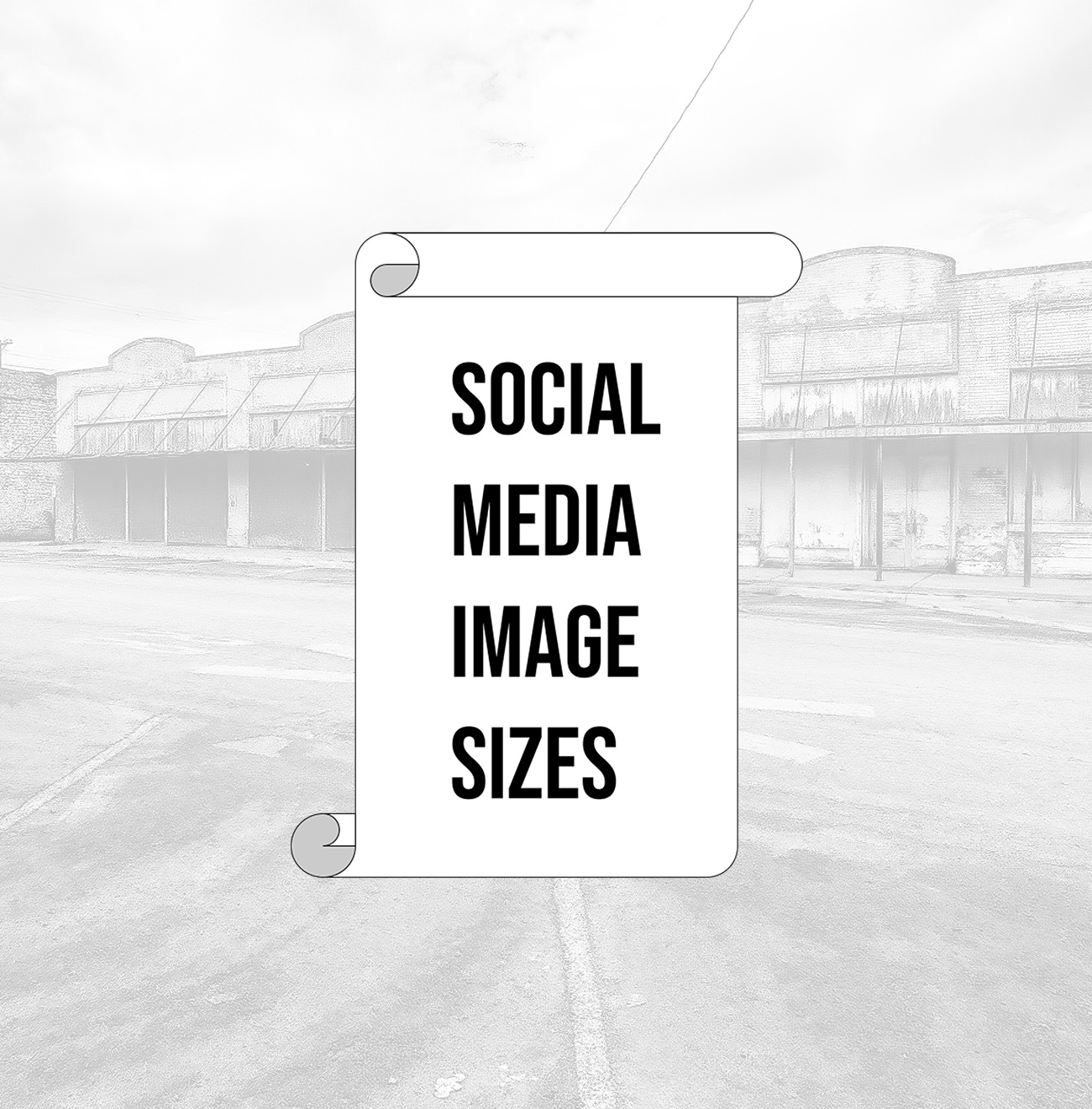 Old Sad Songs For Photographers - Social Media Image Sizes